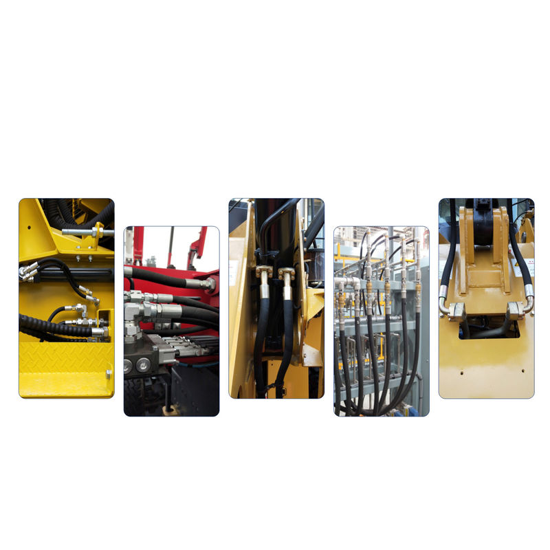 SAE 100 R12 1/4 ইঞ্চি 3/4 ইঞ্চি Suction Steel Wire Braided Hydraulic Hose Pipe