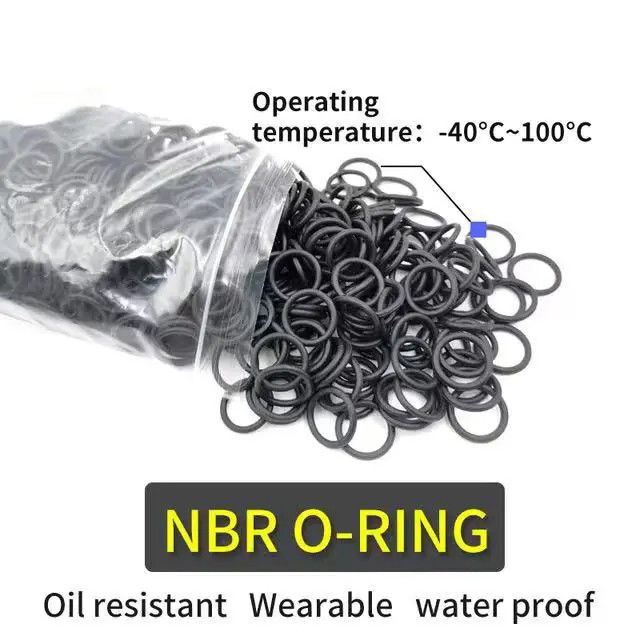 সিলিকন FKM EPDM NBR O রিং, নাইট্রিল রাবার সীল O রিং বিভিন্ন আকারের