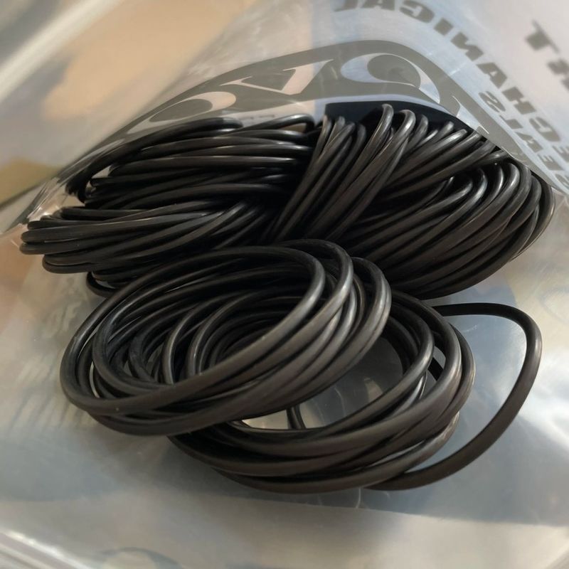 সিলিকন FKM EPDM NBR O রিং, নাইট্রিল রাবার সীল O রিং বিভিন্ন আকারের