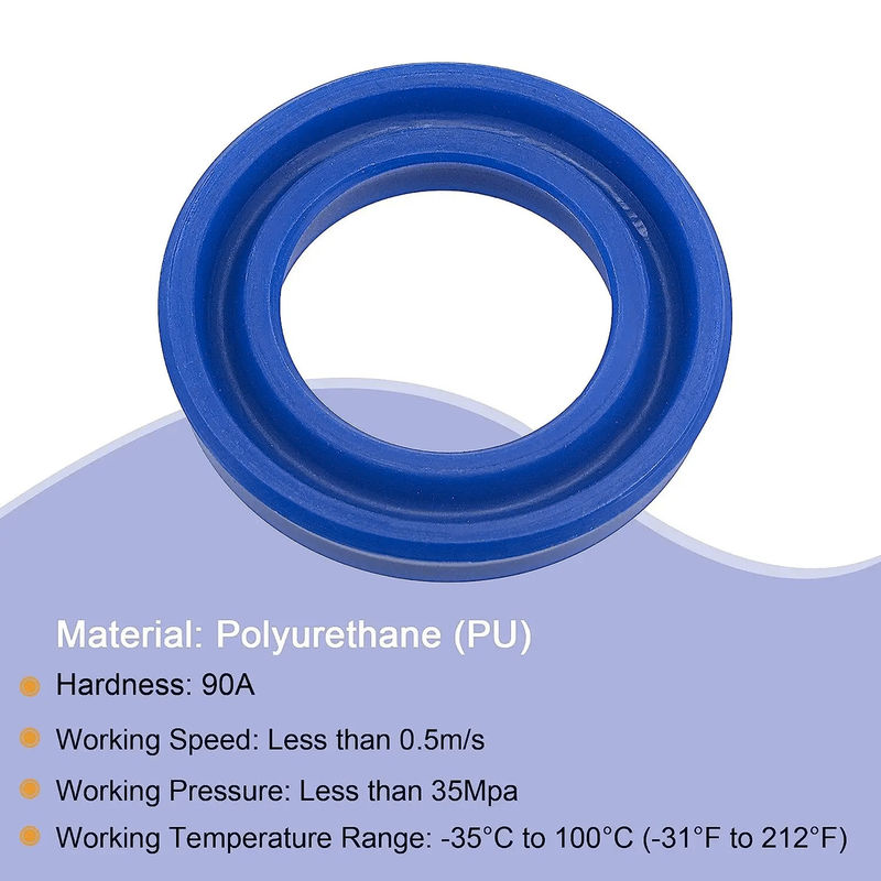 গরম বিক্রয় উচ্চ তাপমাত্রা প্রতিরোধের Bore shaft Seal হাইড্রোলিক তেল সীল U/Y টাইপ Polyurethane সীল রিং